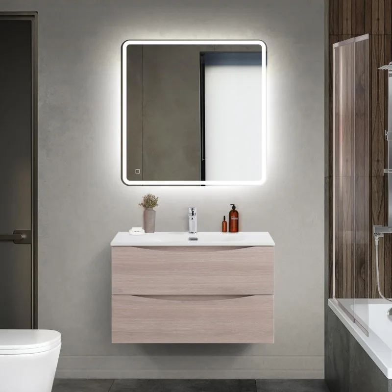 Тумба под раковину без столешницы BelBagno Marino-cer-mini 80 подвесная, rovere grigio Sancos — официальный сайт