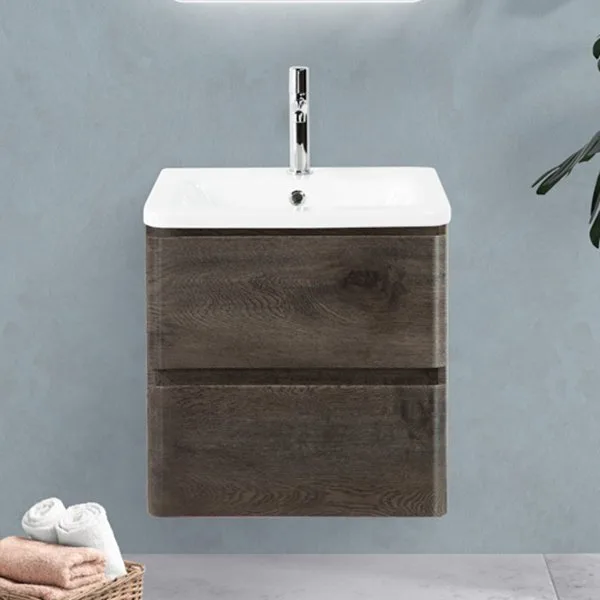 Тумба под раковину без столешницы BelBagno Albano-Cer 50 подвесная, robere nature grigio Sancos — официальный сайт