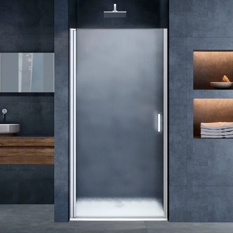 Душевая дверь в нишу Vincea Alpha VDP-3AL950MT 95 см, стекло текстурное, хром Sancos — официальный сайт