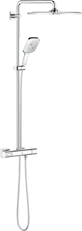 Душевая стойка Grohe Rainshower SmartActive 310 26649000, с термостатом, хром Sancos — официальный сайт