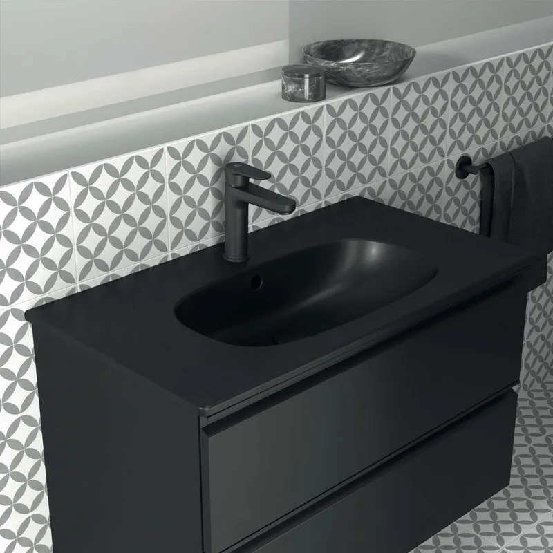 Смеситель Ideal Standard Cerafine O BD131XG silk black Sancos — официальный сайт