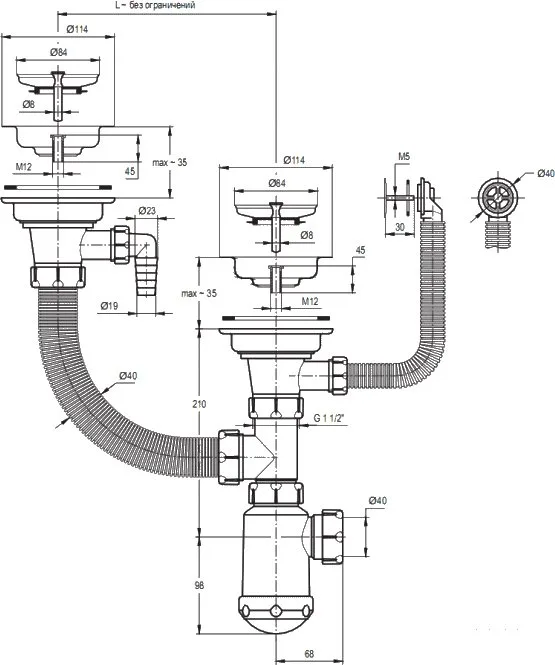 Мойка кухонная Granula 7802, арктик Sancos — официальный сайт