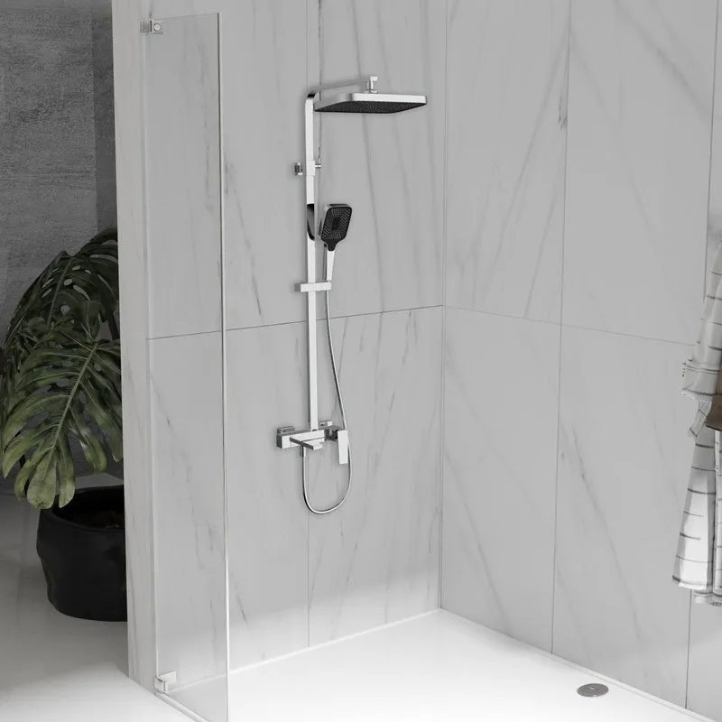 Душевая стойка Vincea Cube VSFS-4C12CH, хром Sancos — официальный сайт