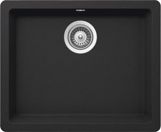 Мойка кухонная Schock Quadro 700517U 60 Cristalite оникс Sancos — официальный сайт