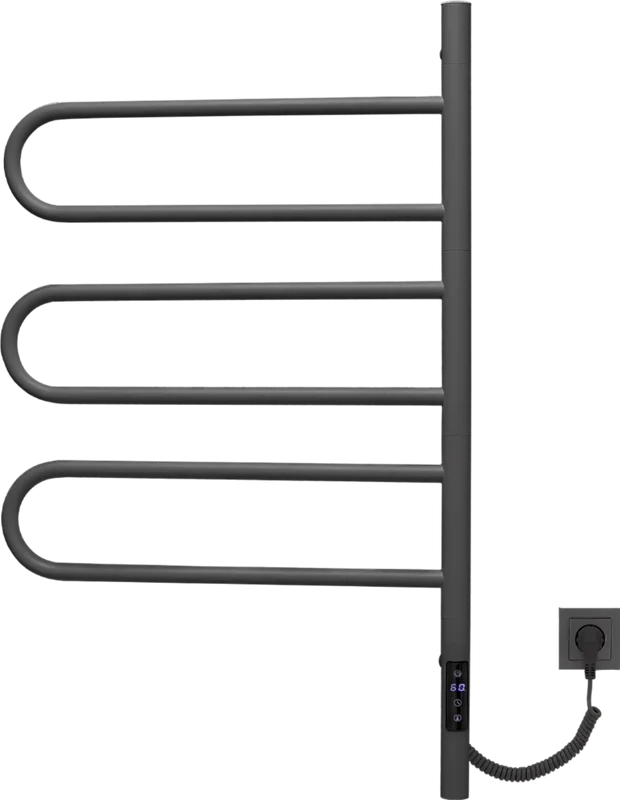Полотенцесушитель электрический Vincea VTD-1R2CGE 44х80 графит Sancos — официальный сайт