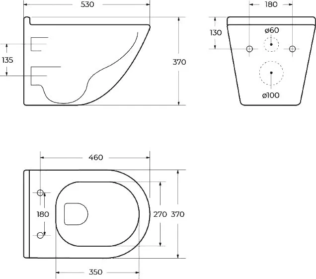 Унитаз подвесной BelBagno Senso-R BB017CH-TOR BB870SC с микролифтом, безободковый, белый Sancos — официальный сайт