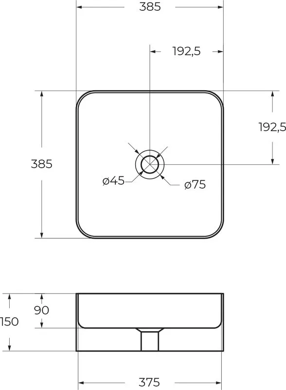Накладная раковина BelBagno BB1421 накладная Sancos — официальный сайт