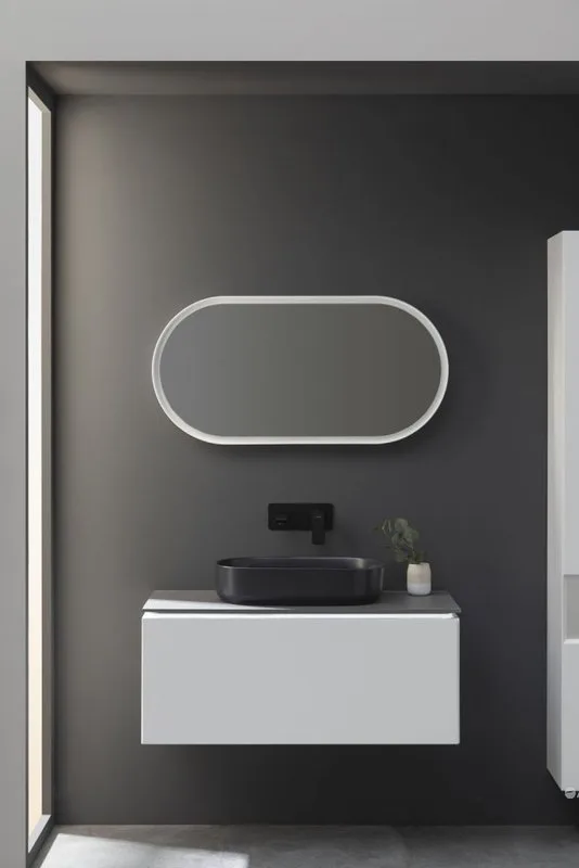 Тумба под раковину без столешницы Allen Brau Infinity 100 1+1, подвесная, белый матовый Sancos — официальный сайт