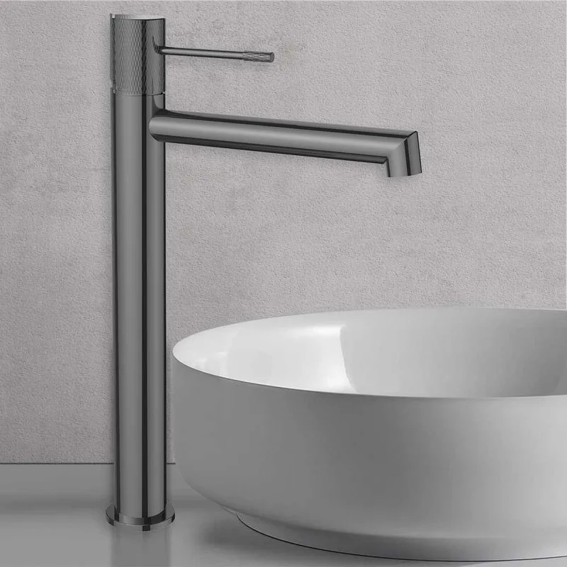 Смеситель для раковины Vincea Desire VBF-1D2GM вороненая сталь Sancos — официальный сайт