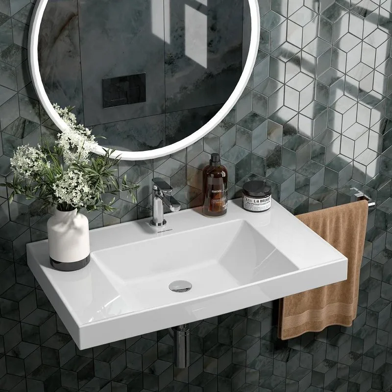 Мебельная раковина KERAMA MARAZZI Cubo 80 Sancos — официальный сайт