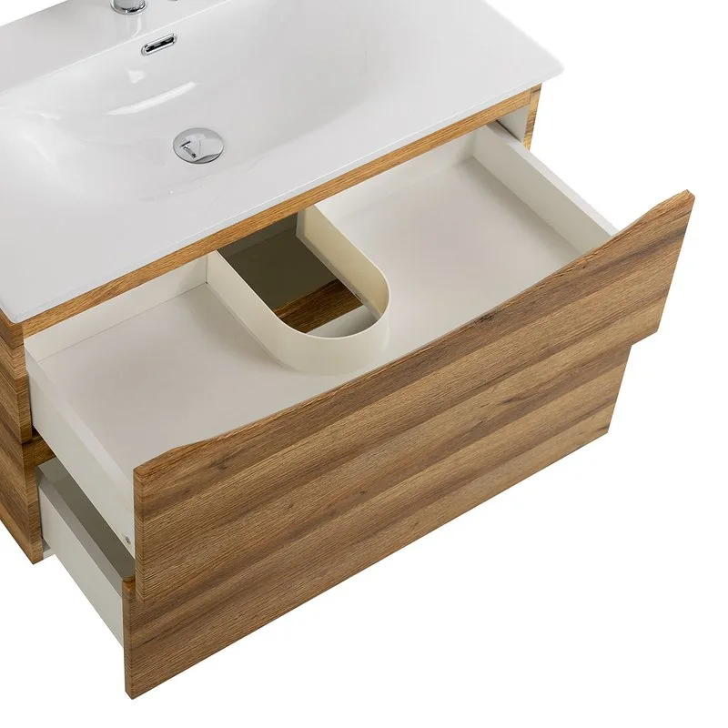 Тумба под раковину без столешницы BelBagno Marino-cer-n 90 подвесная, rovere rustico Sancos — официальный сайт