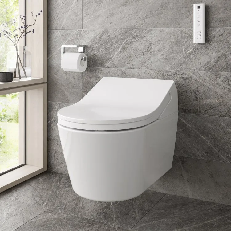 Крышка-сиденье Toto Washlet RX TCF894CG#NW1 с дистанционным управлением Sancos — официальный сайт