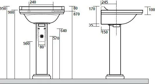 Раковина Kerasan Waldorf 4140 Sancos — официальный сайт