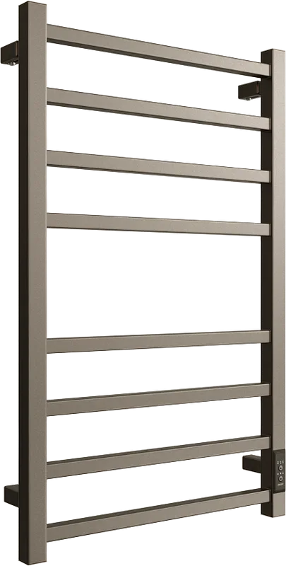 Полотенцесушитель электрический Двин L plaza neo 80х50, оружейная сталь Sancos — официальный сайт