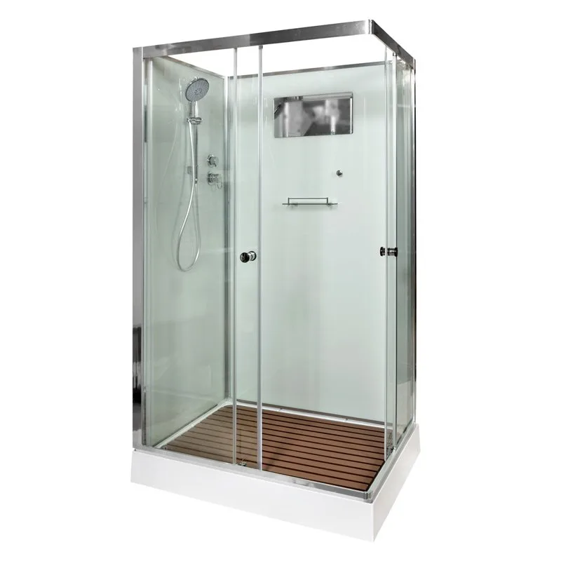 Душевая кабина DTO K402 120х90, профиль хром, стекло прозрачное Sancos — официальный сайт