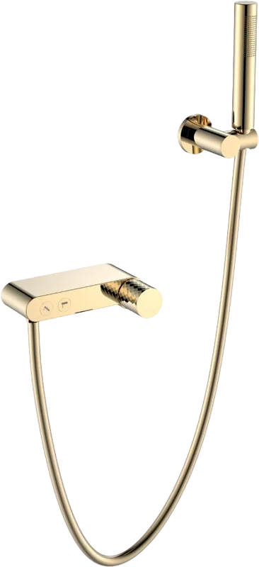 Смеситель для ванны с душем Boheme Stick 123-GG, gold diamond gold Sancos — официальный сайт