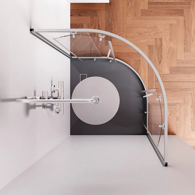 Душевой уголок AM.PM X-Joy Twin Slide W88G-205-090MT64 90x90, профиль матовый хром Sancos — официальный сайт