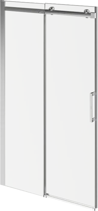 Душевая дверь в нишу KERAMA MARAZZI Cristallo CT.120.SD.BN 120 см, профиль брашированный никель, сте Sancos — официальный сайт