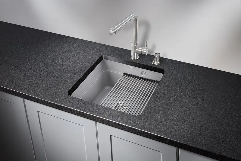 Мойка кухонная Granula Kitchen Space 4501U, алюминиум Sancos — официальный сайт