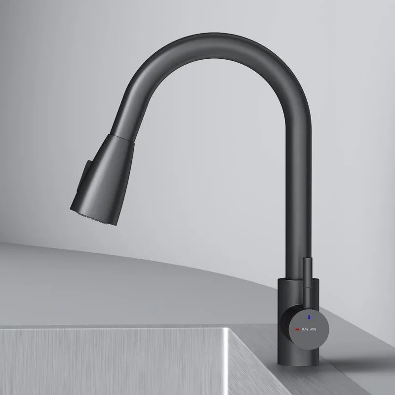 Смеситель для кухни AM.PM X-Joy S F85B07522, черный Sancos — официальный сайт