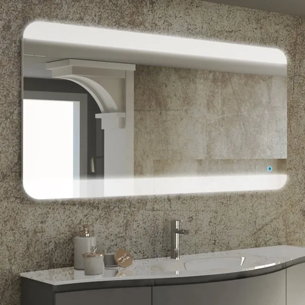 Зеркало Cezares 136х70 c LED-подсветкой touch system Sancos — официальный сайт
