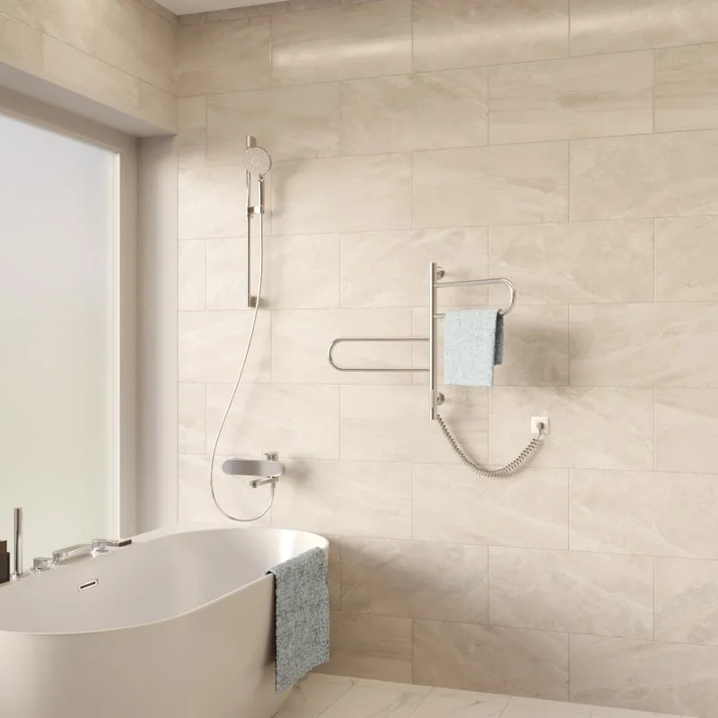 Полотенцесушитель электрический Vincea VTD-1R1CE 44x60 хром Sancos — официальный сайт