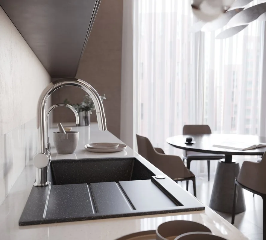 Смеситель для кухни Grohe Minta 32321002 Sancos — официальный сайт