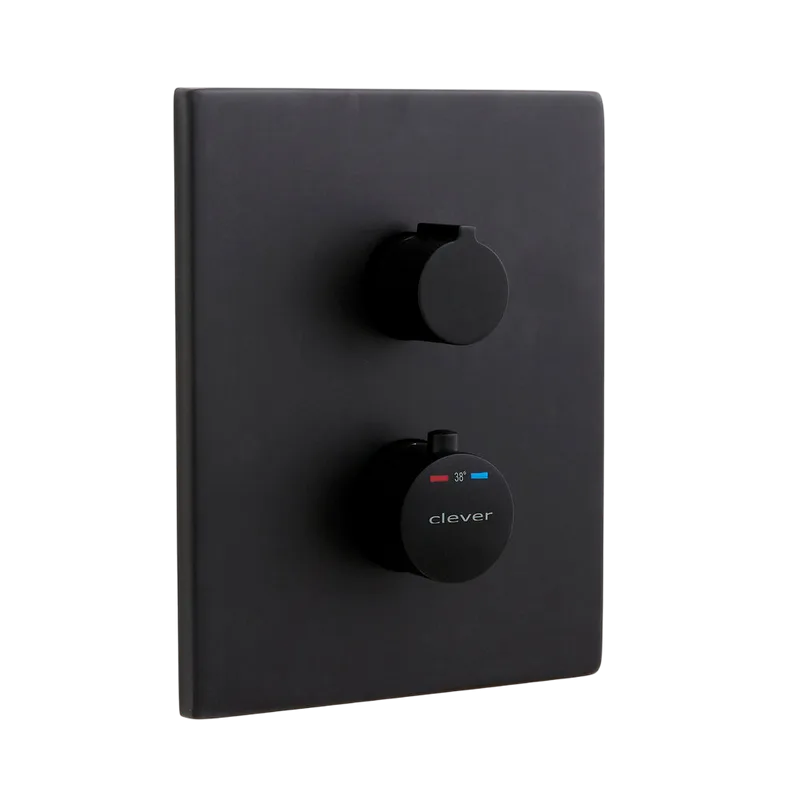 Термостатический смеситель встраиваемый Clever Up! Urban 61108, черный Sancos — официальный сайт