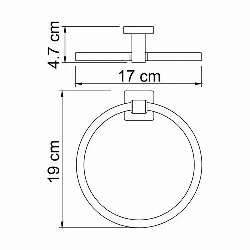 Полотенцедержатель Wasserkraft Lippe K-6560 Sancos — официальный сайт