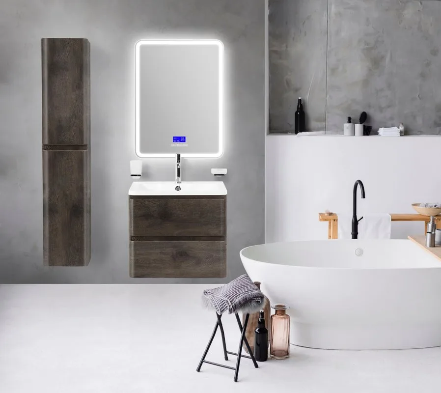 Зеркало BelBagno 60 с bluetooth, термометром и радио Sancos — официальный сайт