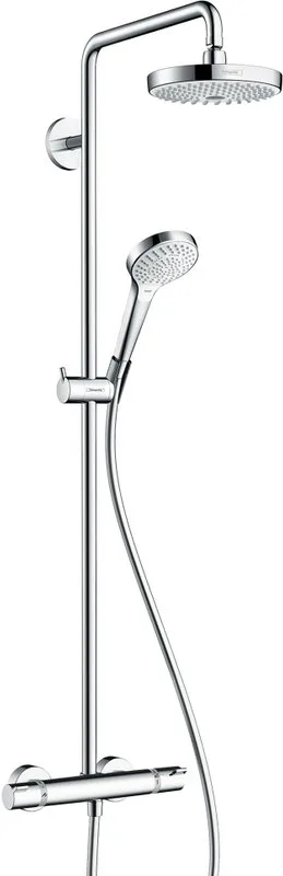 Душевая стойка Hansgrohe Croma 2jet Select S 180 27253400, с термостатом Sancos — официальный сайт