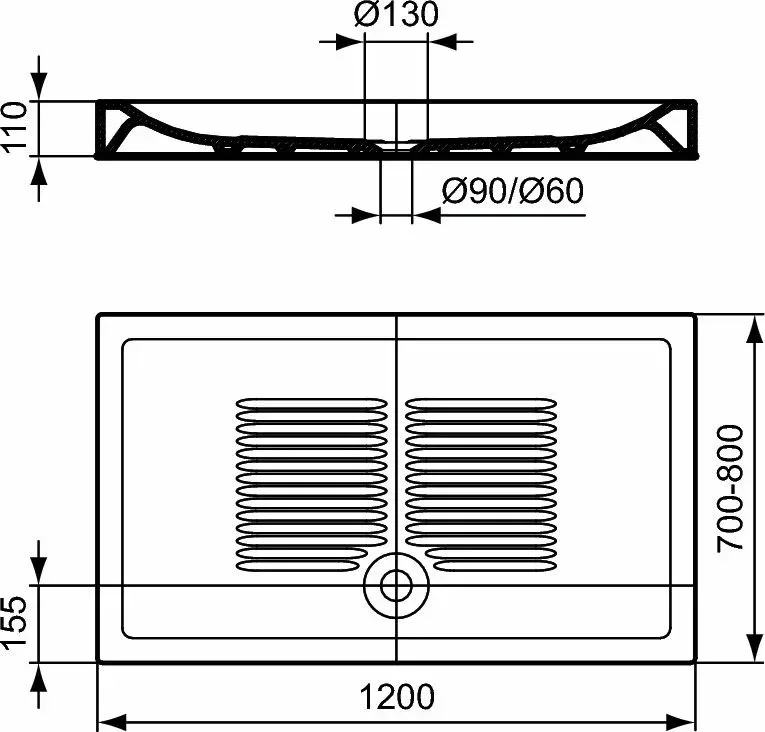 Сифон для поддона Ideal Standard J3417AA Sancos — официальный сайт