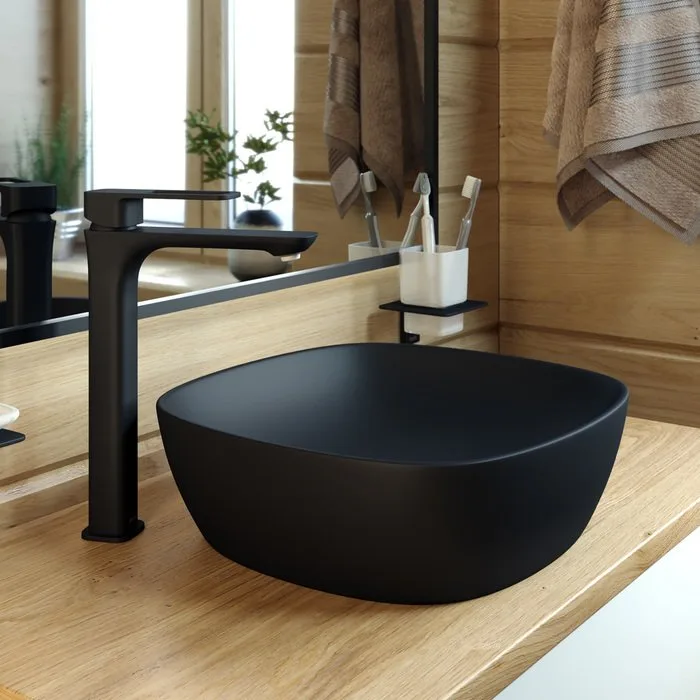 Смеситель для раковины IDDIS Slide SLIBL01i01 черный Sancos — официальный сайт