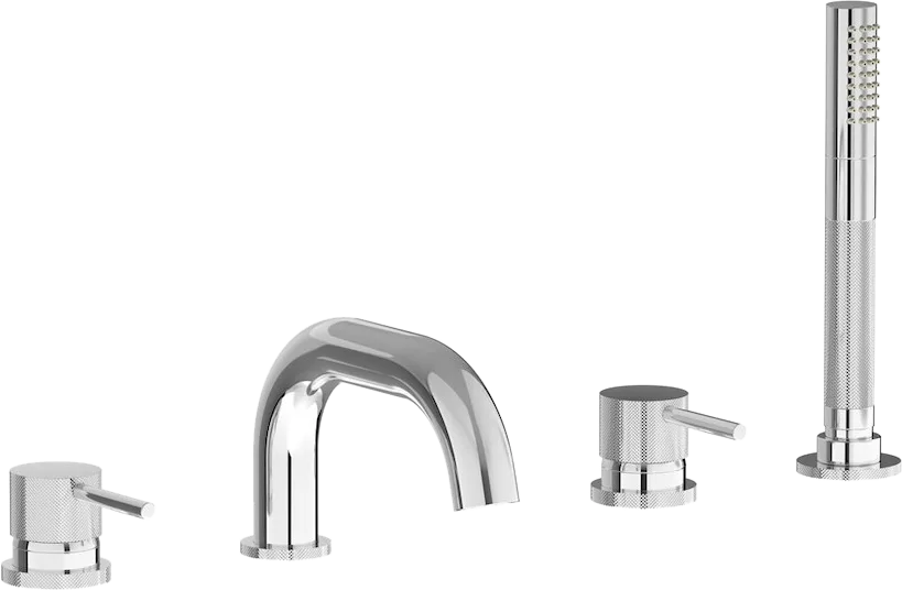 Смеситель на борт ванны IB Rubinetterie Industria ID396CC_1, chrome Sancos — официальный сайт