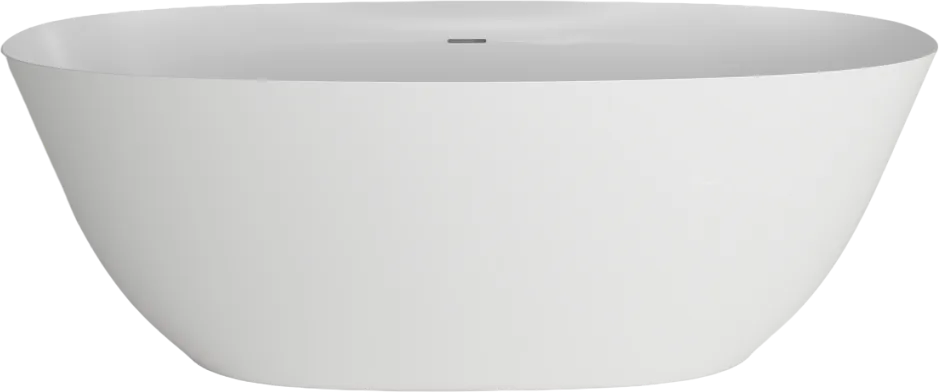 Ванна из искусственного камня Plumberia Selection Veloma 170x75 см, отдельностоящая, матовая белая,  Sancos — официальный сайт