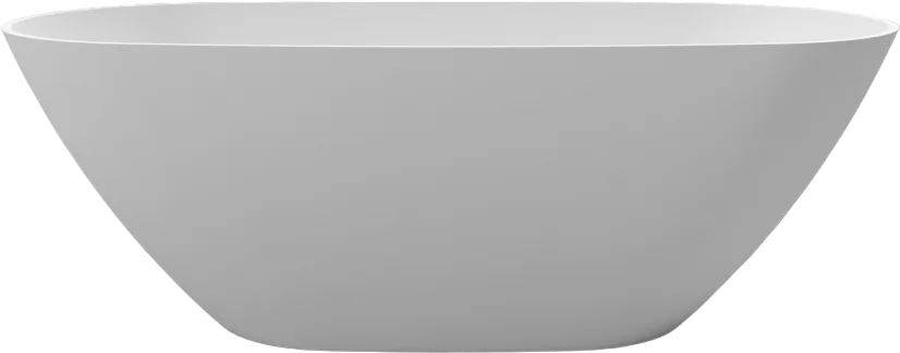 Ванна из искусственного камня WHITECROSS Onyx D 160x75 см, отдельностоящая, матовая белая, овальная, Sancos — официальный сайт