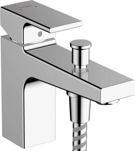 Смеситель на борт ванны Hansgrohe Vernis Shape 71463000, хром Sancos — официальный сайт