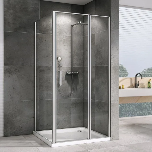 Душевой уголок Abber Sonnenstrand AG04140S-S85 140x85, профиль хром, стекло прозрачное Sancos — официальный сайт