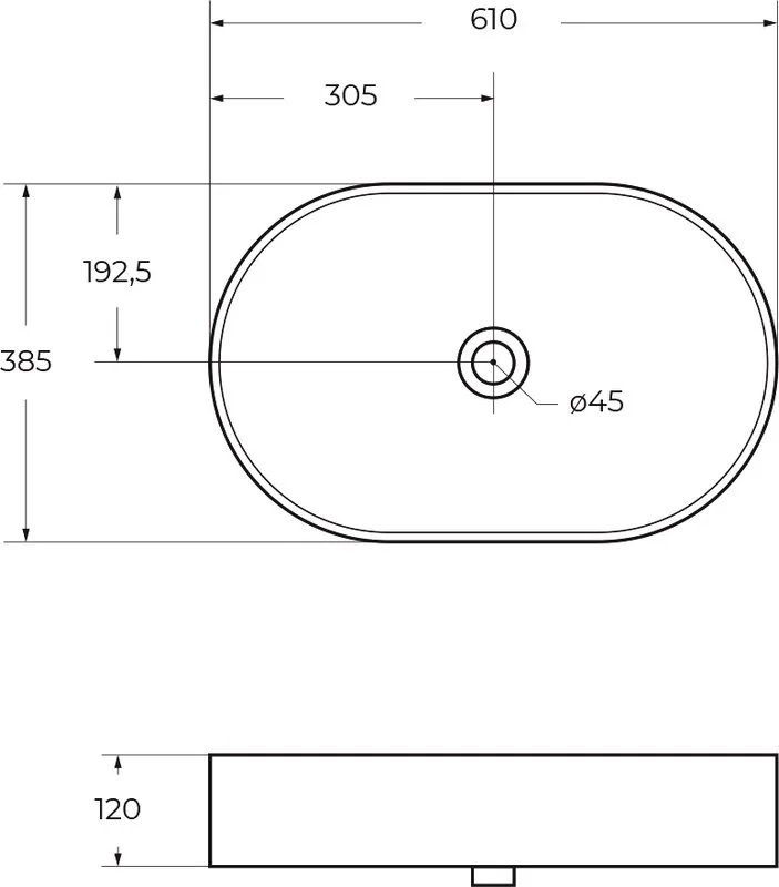 Накладная раковина BelBagno BB1479 61 Sancos — официальный сайт