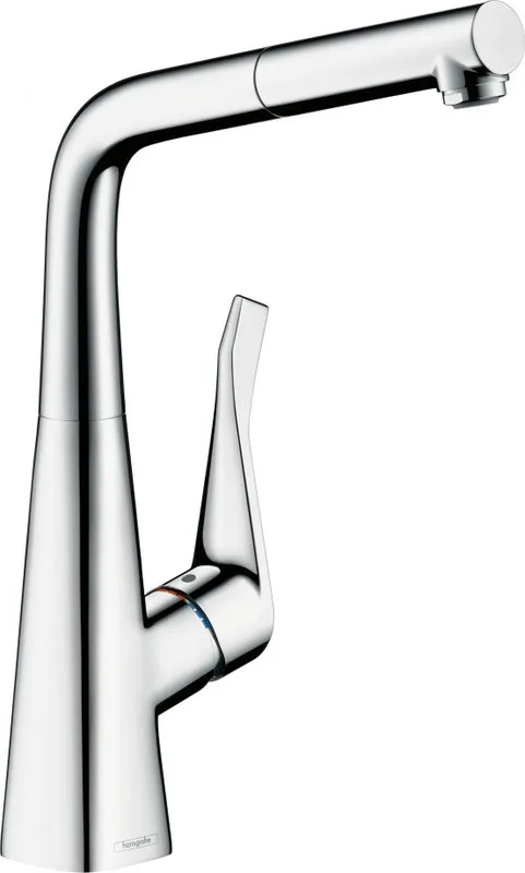 Смеситель для кухни Hansgrohe Metris 14821000 Sancos — официальный сайт