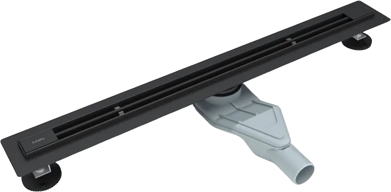Душевой трап (лоток) Esbano Slim Line 60 cм, матовый черный Sancos — официальный сайт
