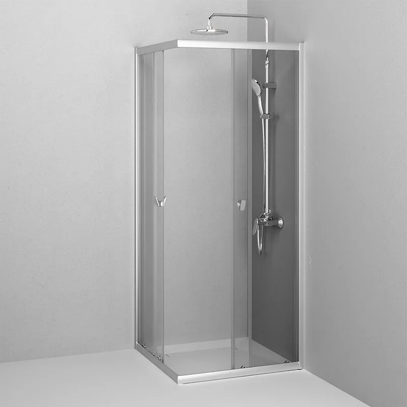 Душевой уголок AM.PM Sunny W87G-403-8080-MT 80x80 см, серебро Sancos — официальный сайт