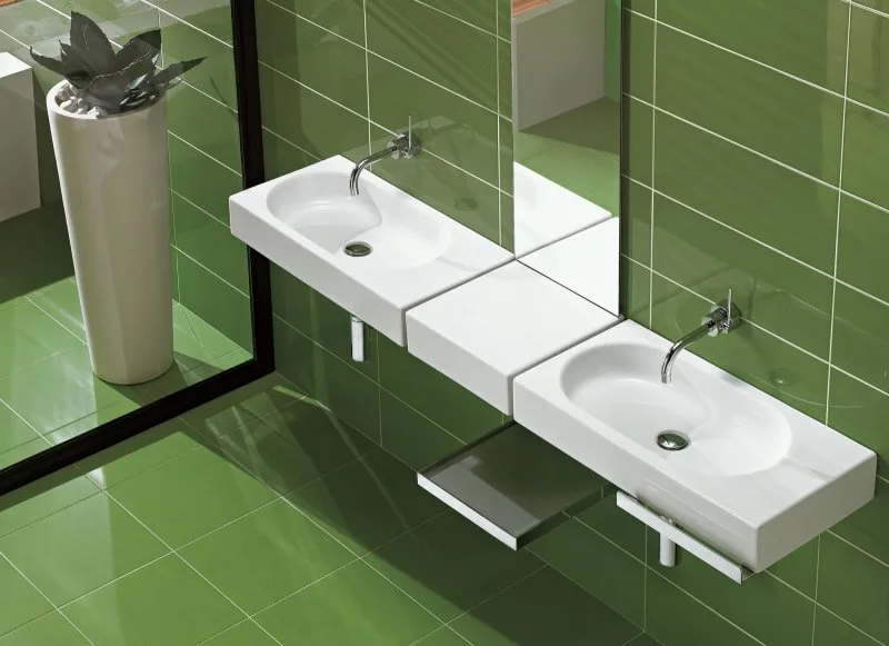 Мебельная раковина Hatria Area Y0W901 70x35 см Sancos — официальный сайт