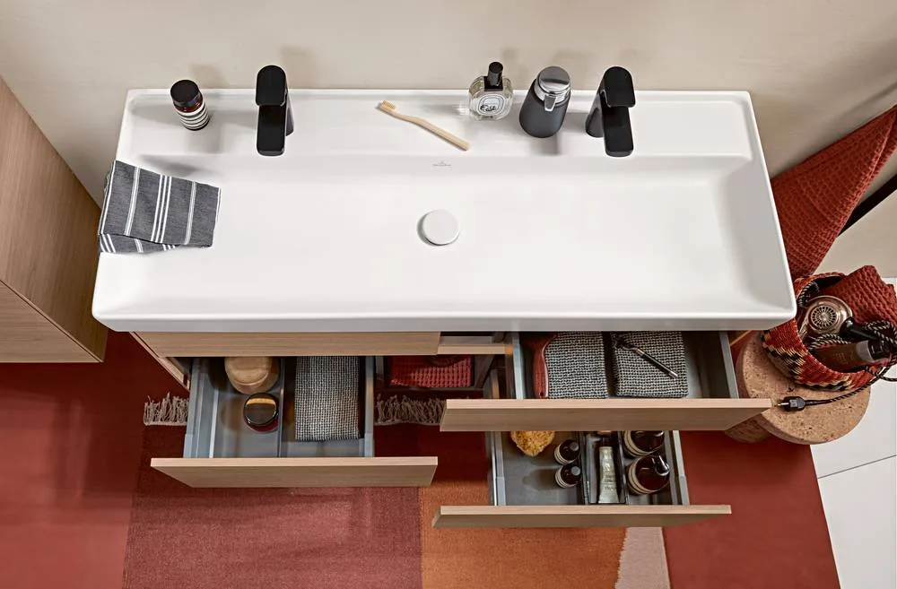Донный клапан для раковины Villeroy & Boch 680800RW, stone white ceramic plus Sancos — официальный сайт