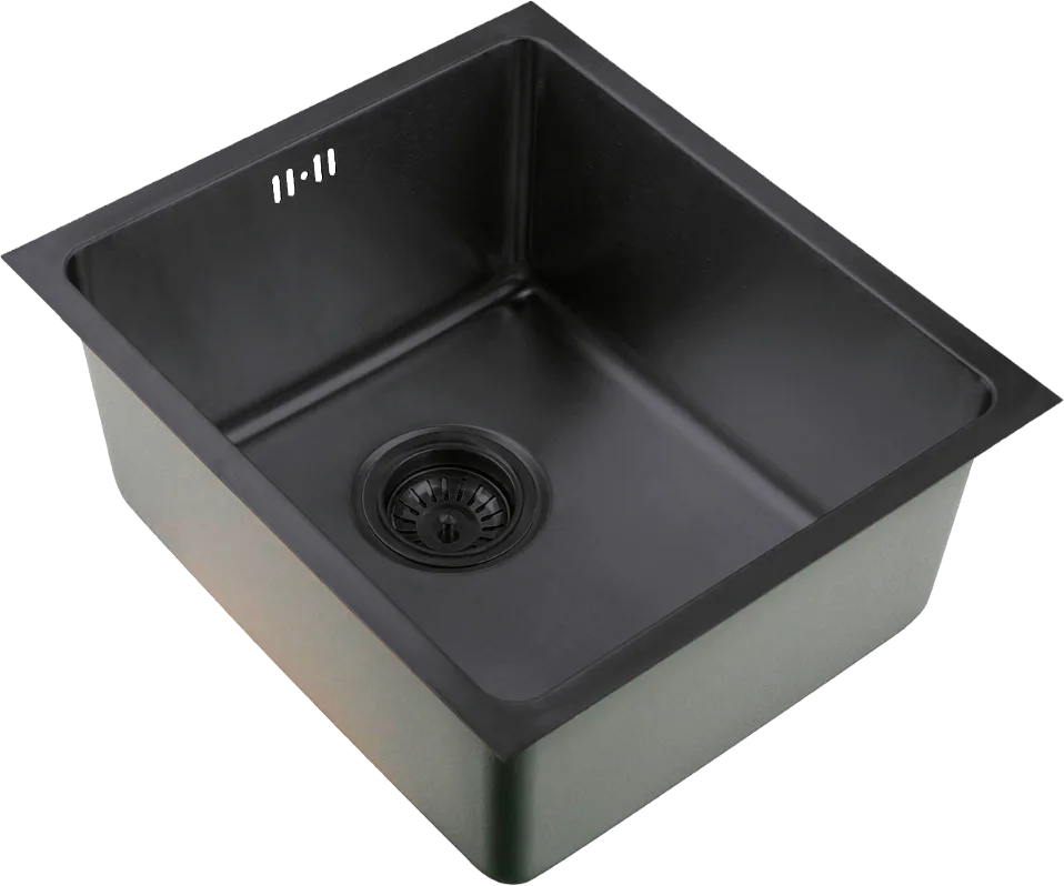 Мойка кухонная Zorg Inox PVD SZR 4438 GRAFIT графит Sancos — официальный сайт