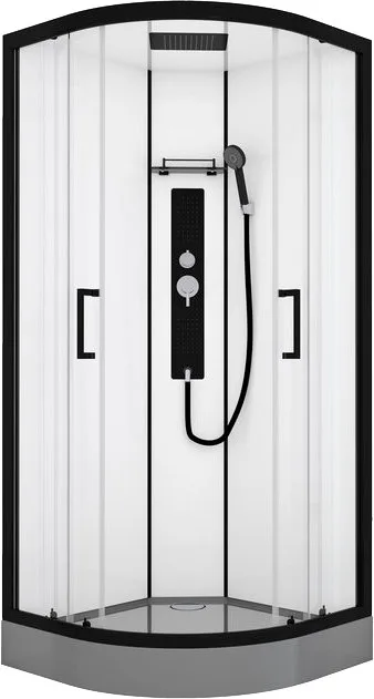 Душевая кабина Black&White Galaxy G8001, 900х900х2150, с низким поддоном Sancos — официальный сайт