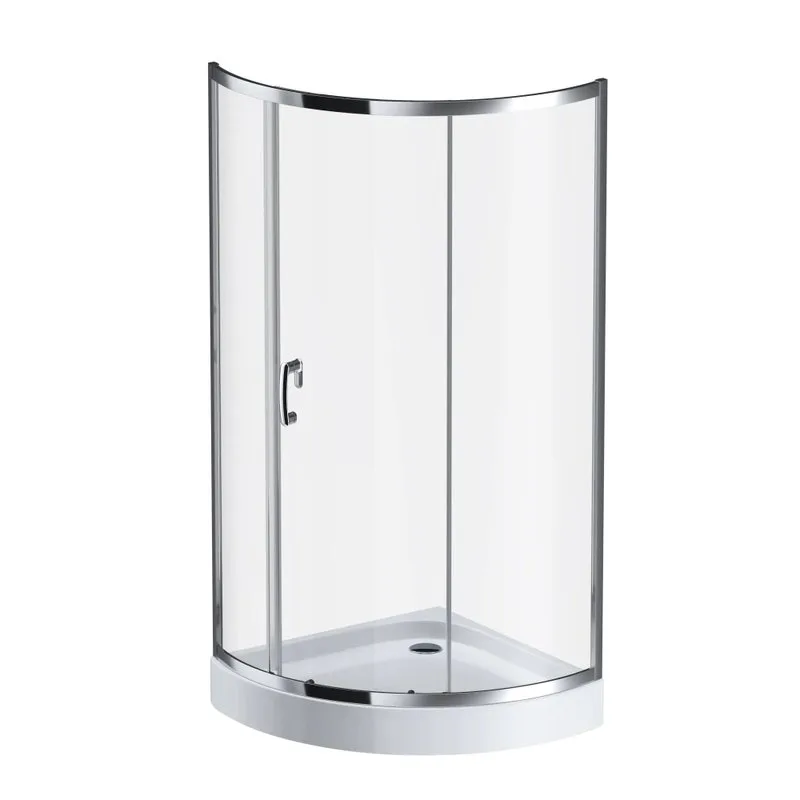 Душевой уголок AM.PM Like W83UG-315-090MT 90x90 профиль хром, стекло прозрачное Sancos — официальный сайт