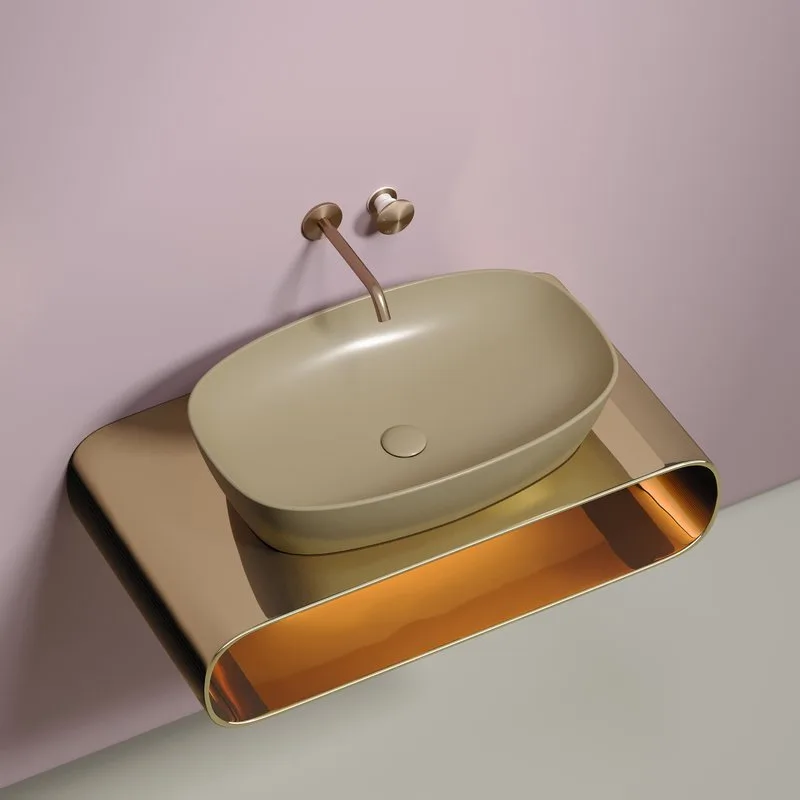 Накладная раковина Ceramicanova Element CN6049MC капучино матовая Sancos — официальный сайт