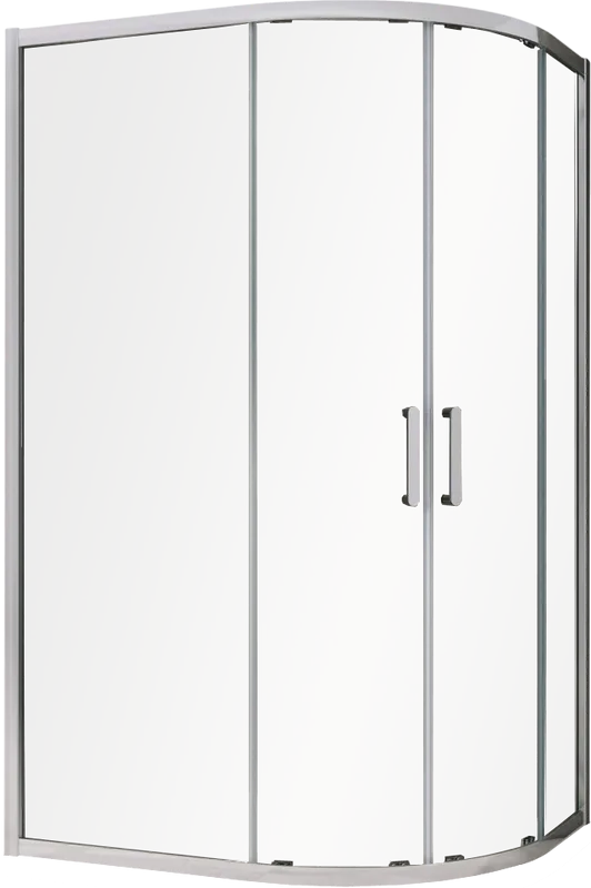 Душевой уголок Abber Schwarzer Diamant AG01118 110x80, профиль хром, стекло прозрачное Sancos — официальный сайт