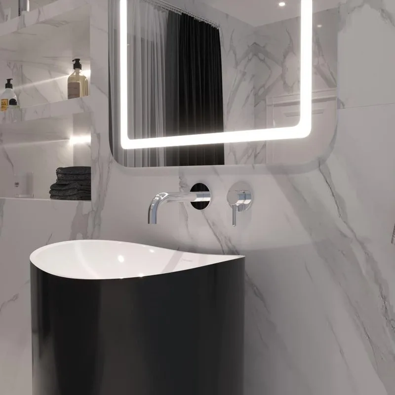 Смеситель для раковины WHITECROSS Y Y1216CR С ВНУТРЕННЕЙ ЧАСТЬЮ, хром Sancos — официальный сайт